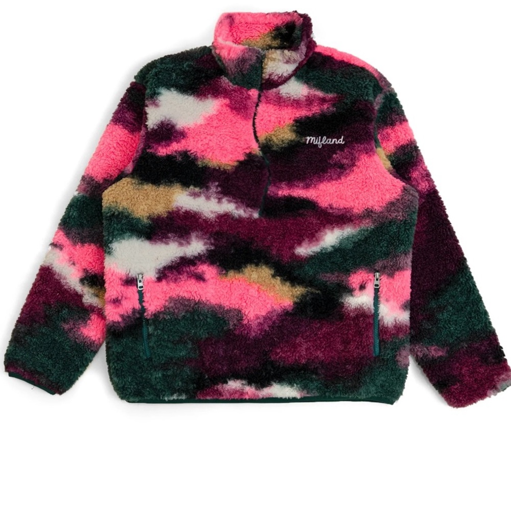 Mifland Unisex Fleece Half Zip Pullover Size Small